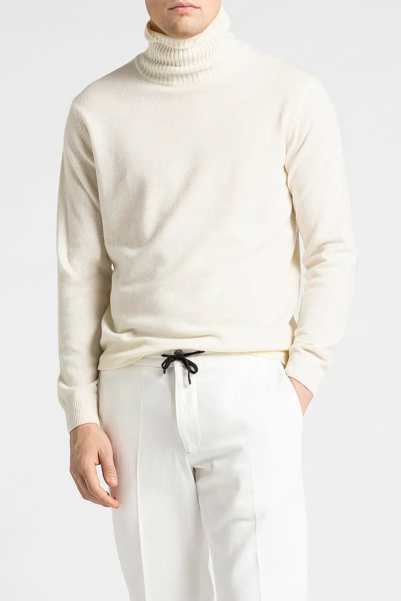Salim Rollneck White Shell