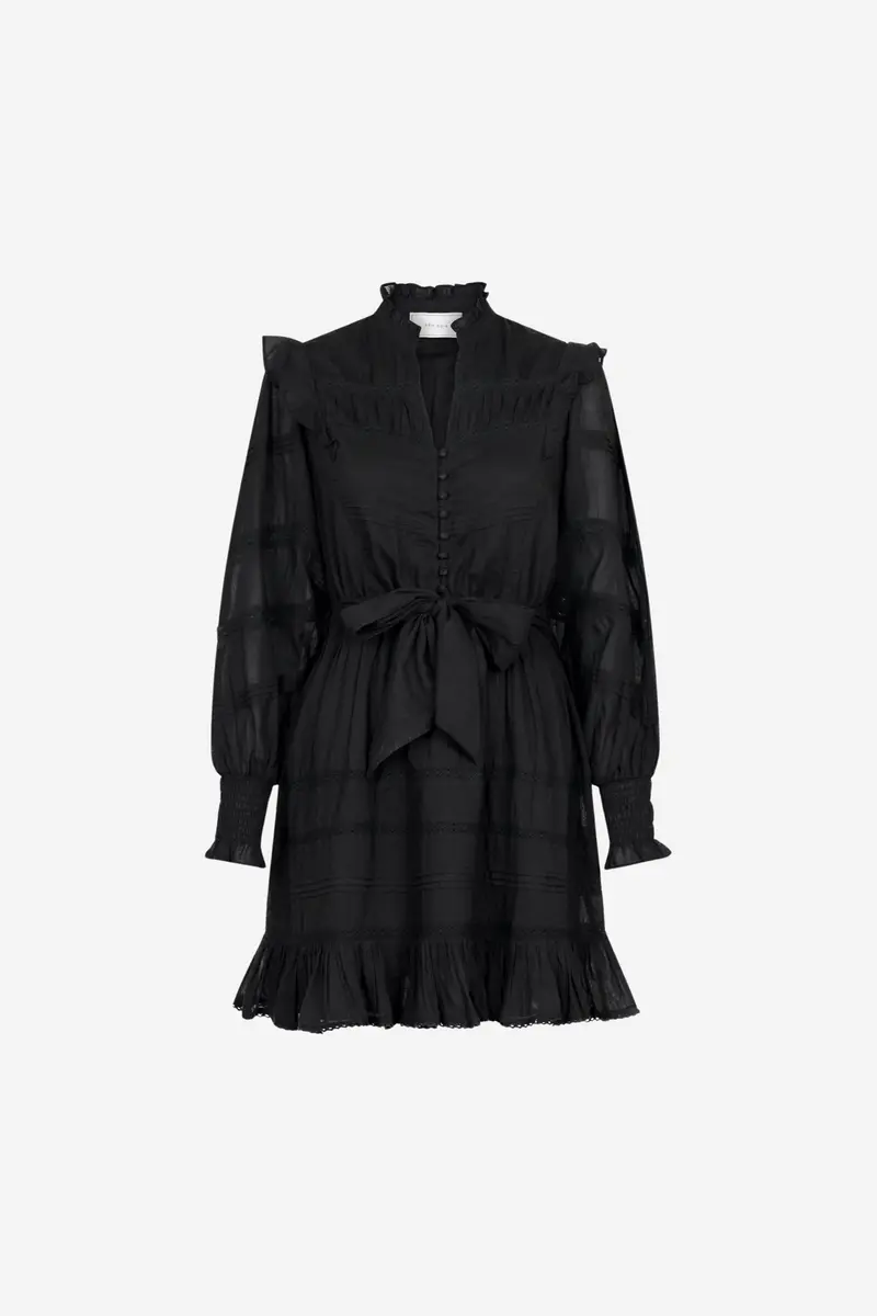 Salli S Voile Dress Black