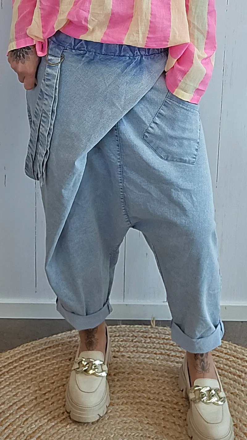 Sally harem bukse denim