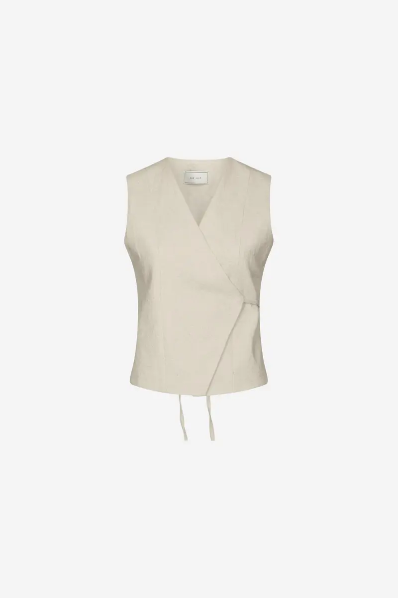 Samara Ramie Waistcoat Natural
