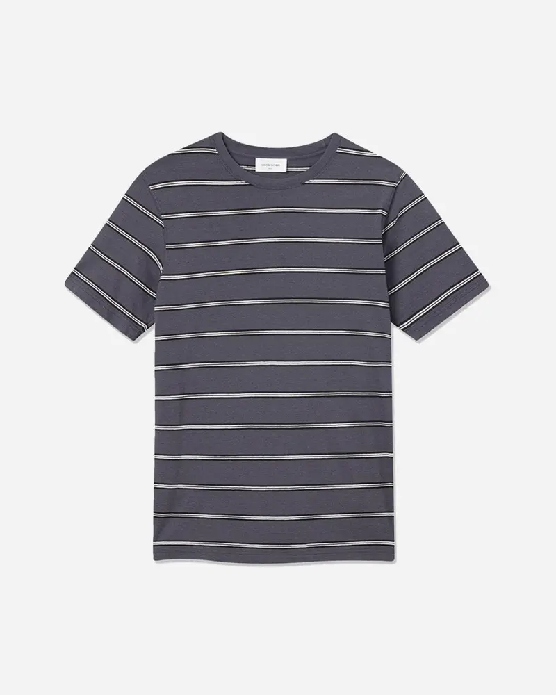 Sami Stripe T-shirt - Dusty Blue Stripes