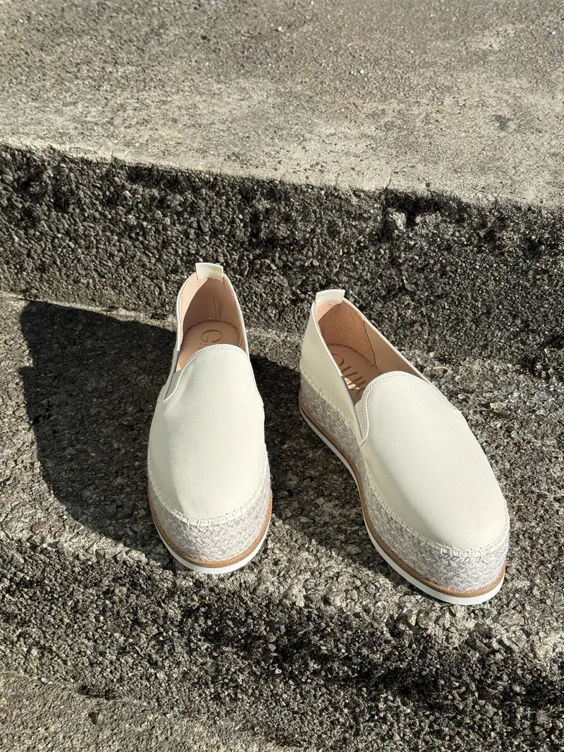 Sarry Espadrillos Pharos - Hvit Glatt Skinn