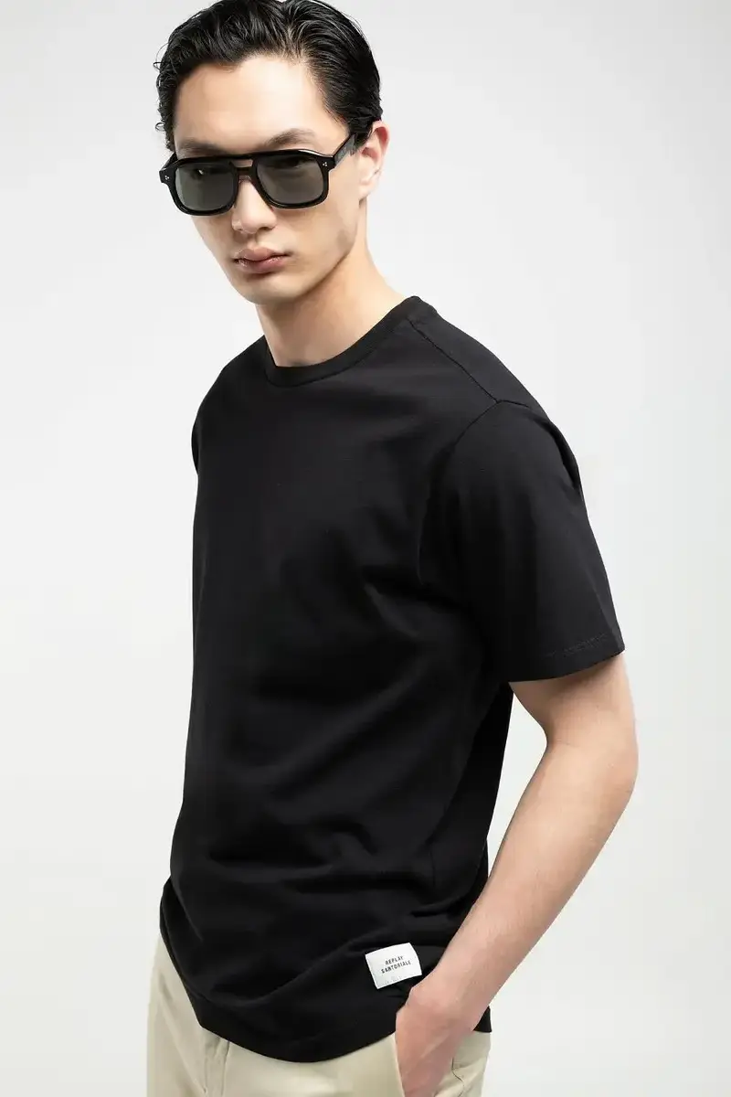 Sartoriale Crew-Neck Jersey Tshirt Black