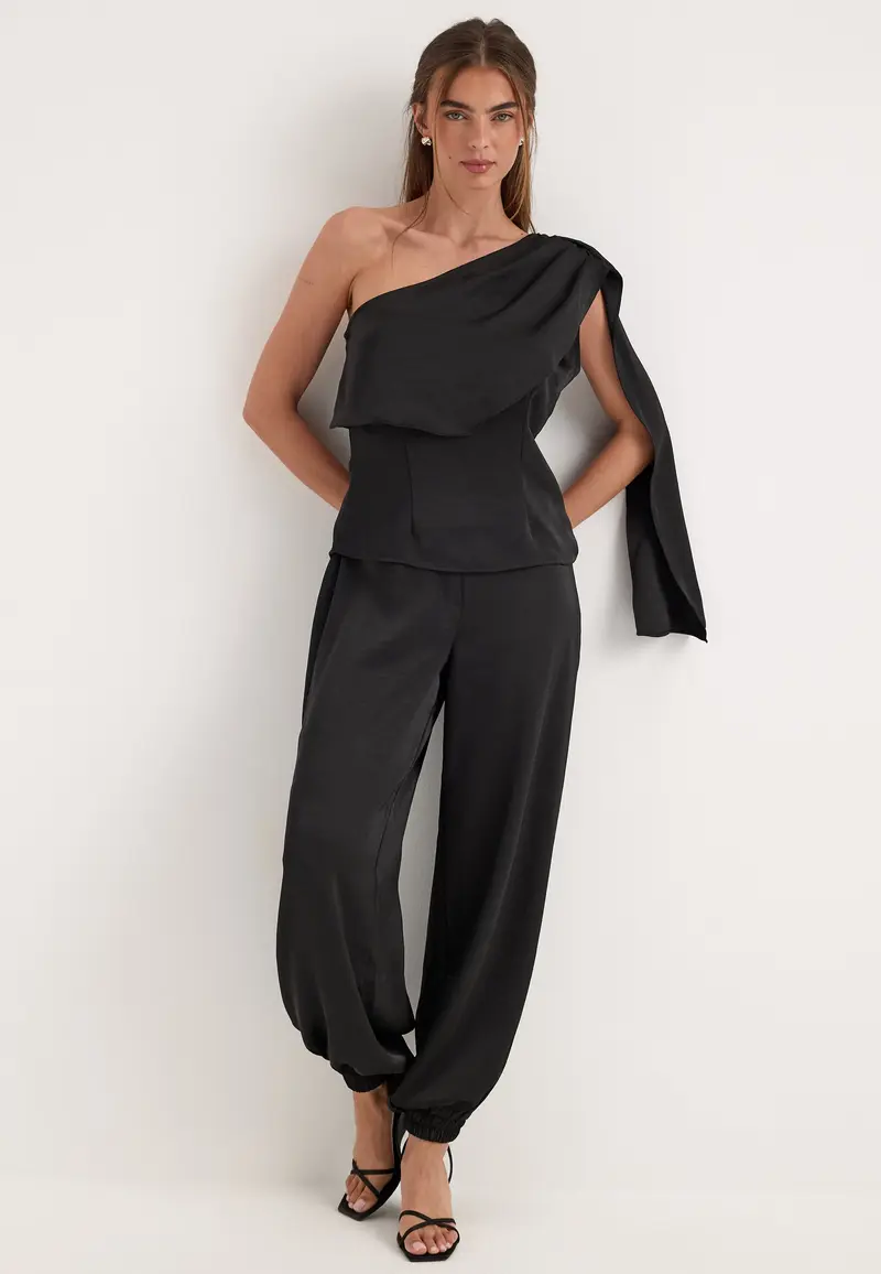 Satin Balloon Trousers