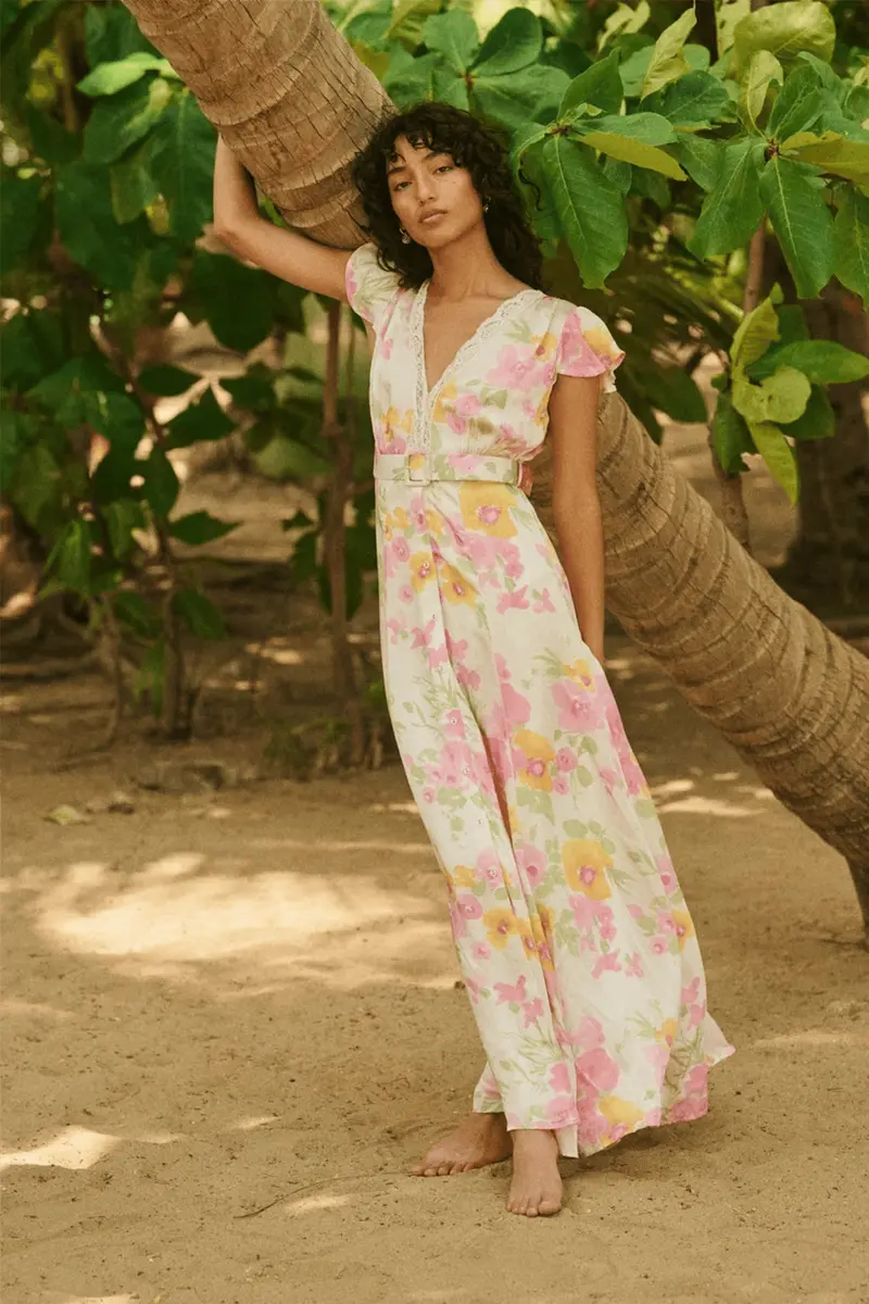 Satin Gown Bright Field