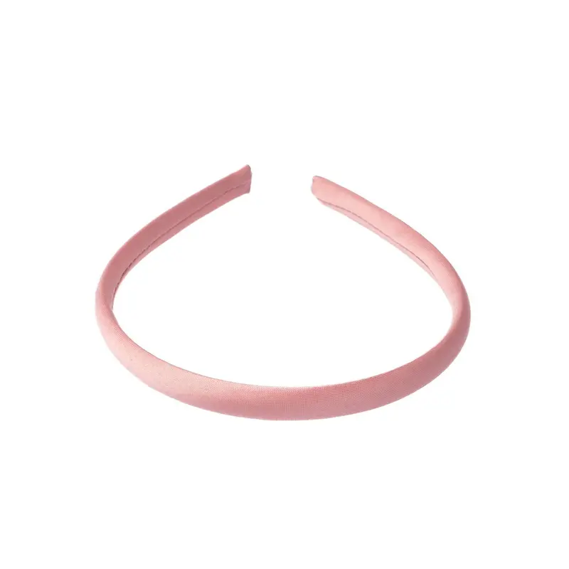 Satin Hair Band Thin Rose