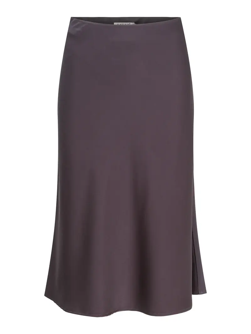 Satin skirt, short Antrasit