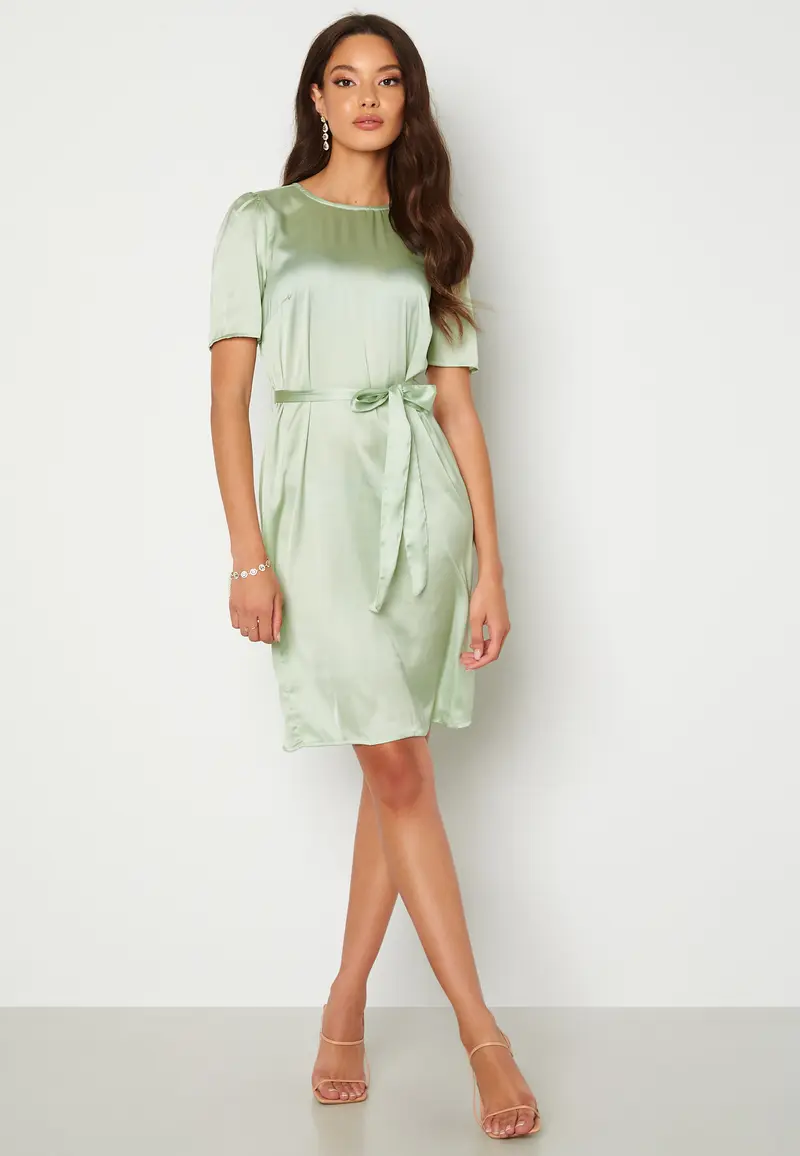 Satin T-shirt Dress