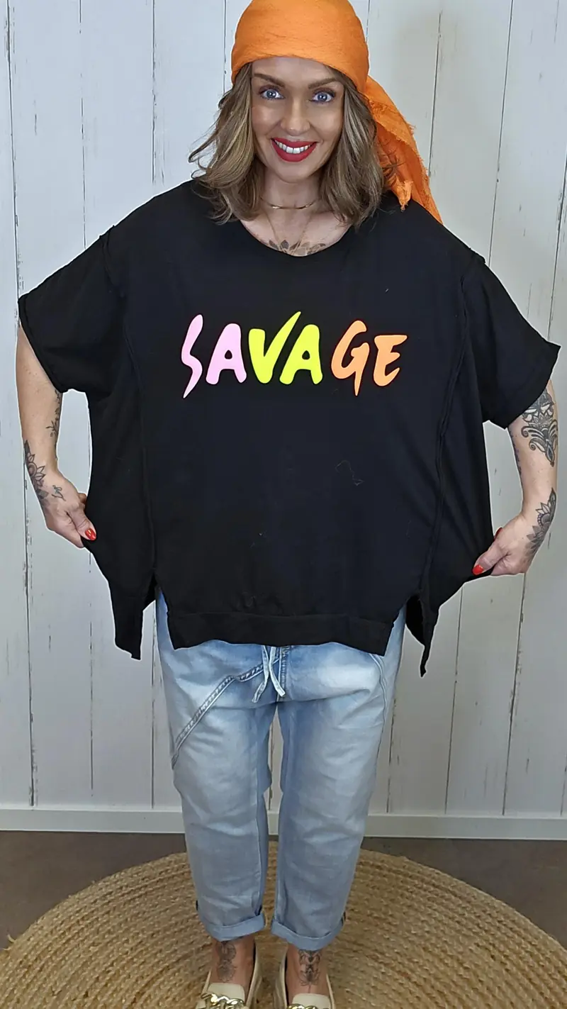 Savege t-skjorte svart