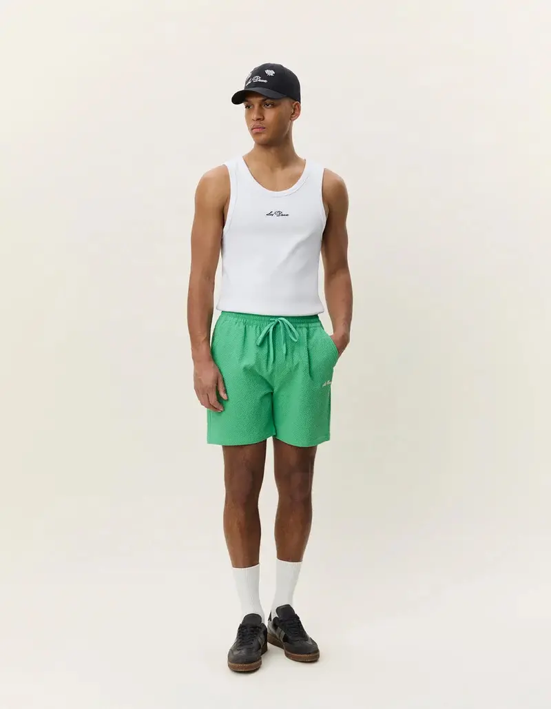 Seersucker Swim Shorts