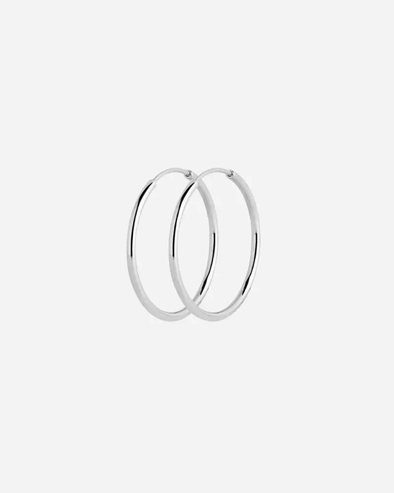 Senorita 20 Hoop - Silver