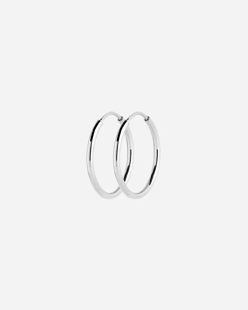 Senorita 25 Hoop 25 - Silver