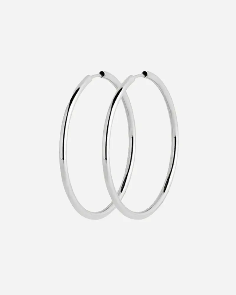 Senorita 35 Hoop - Silver