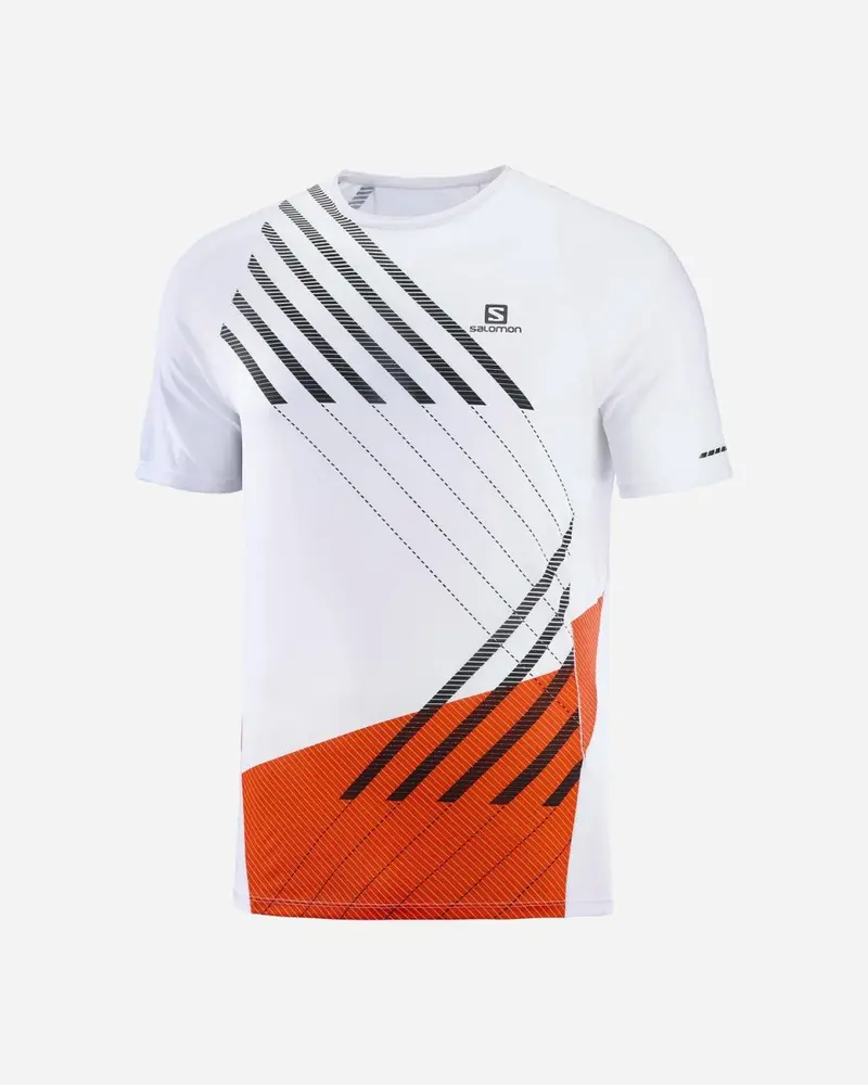 Sense Aero Tee - White/Fiery Red/Black