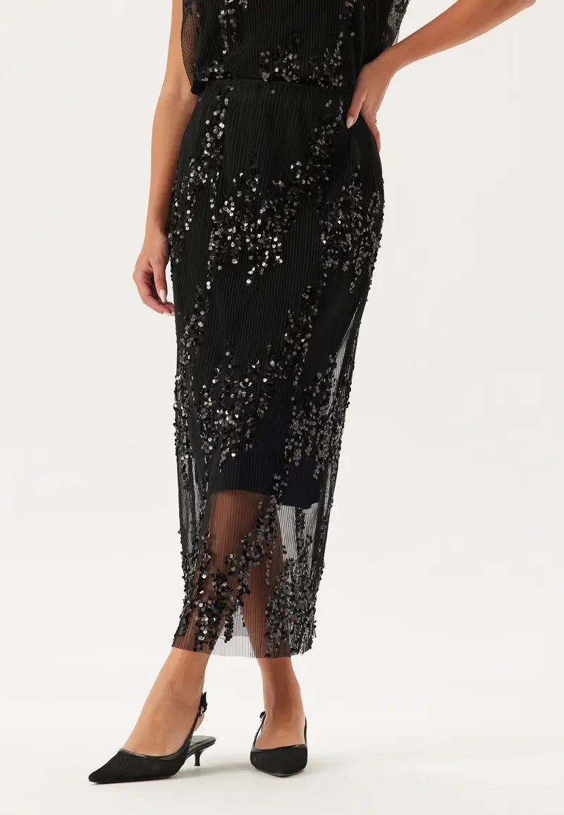 Sequin Mesh Skirt