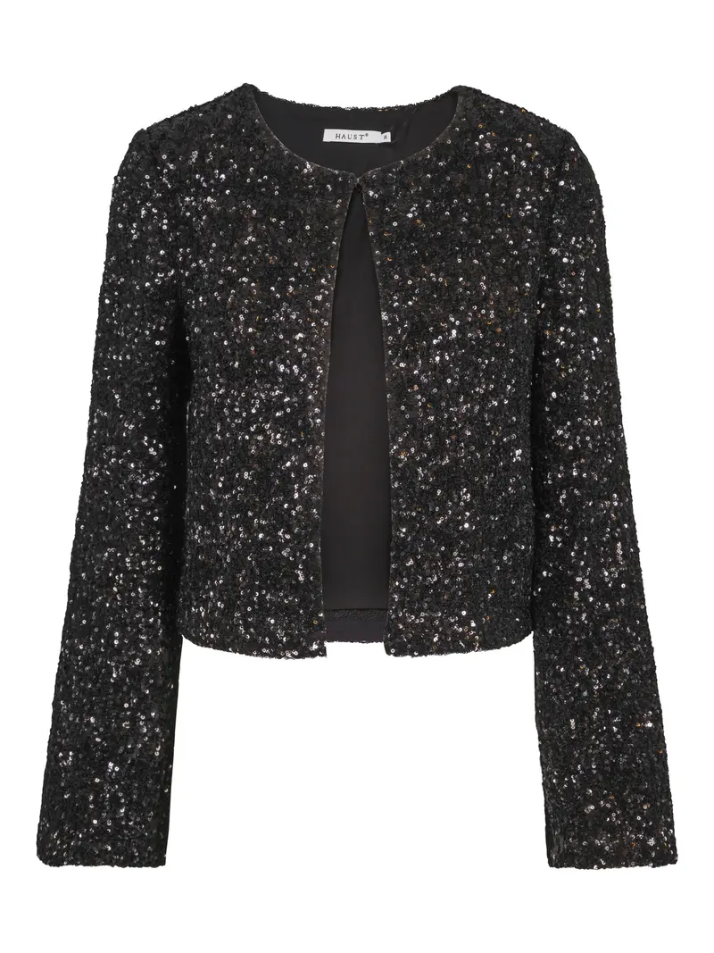 Sequins blazer Black
