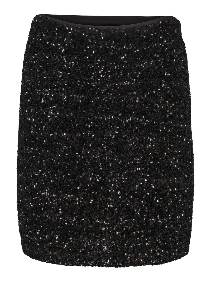 Sequins skirt Black