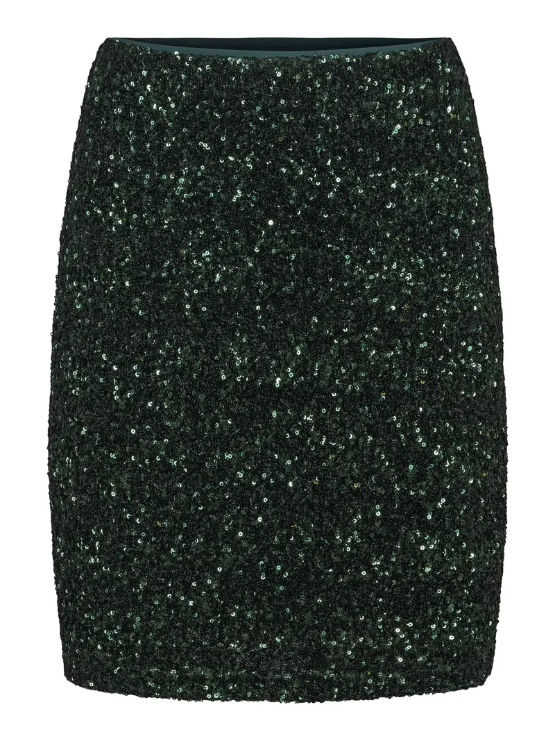 Sequins skirt Grønn