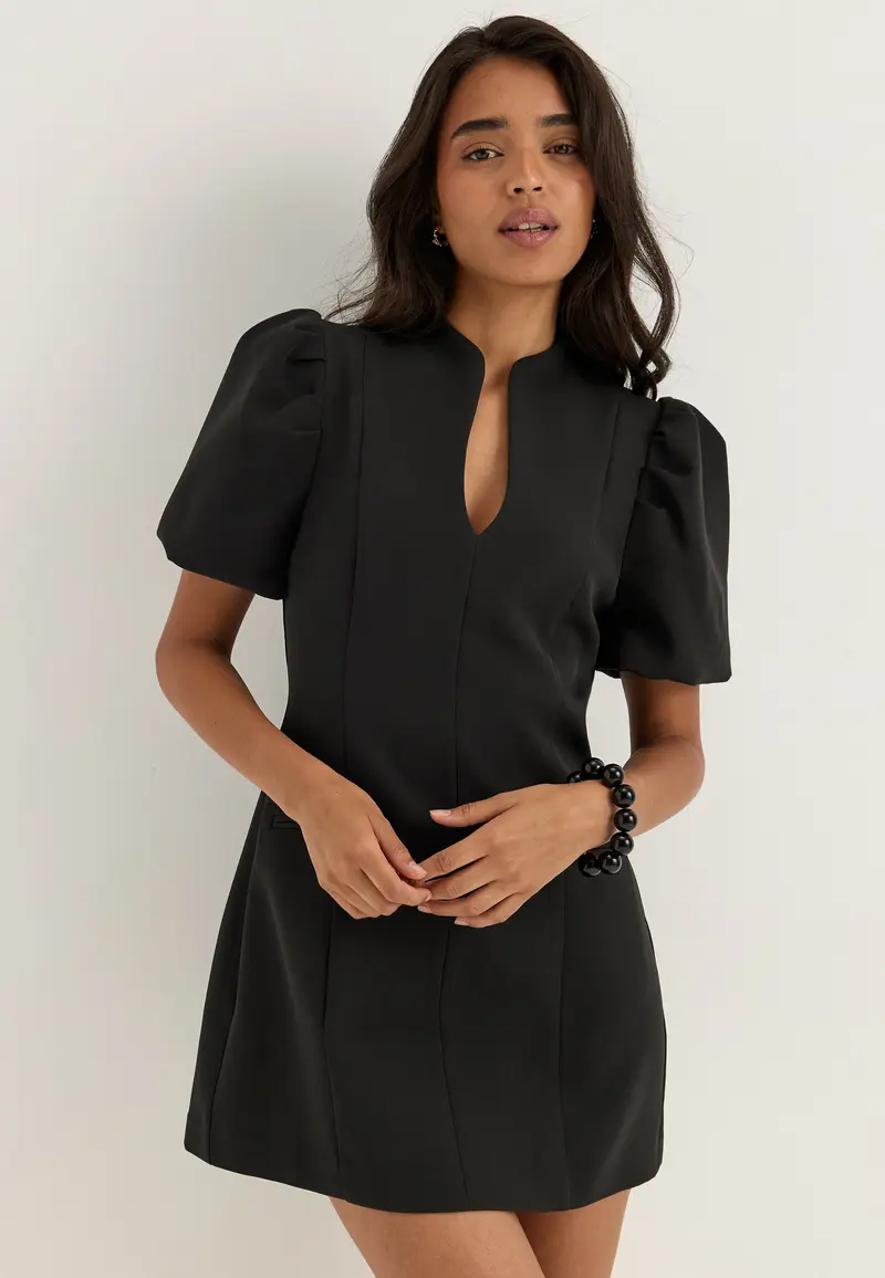 Shaped Mini Dress