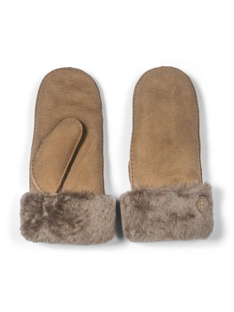 Sheep mitten Mørk-sand