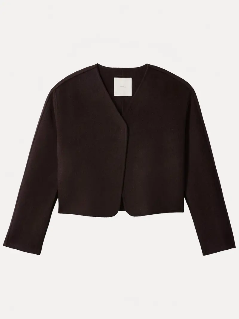 Short Df Wool Cardigan Jacket