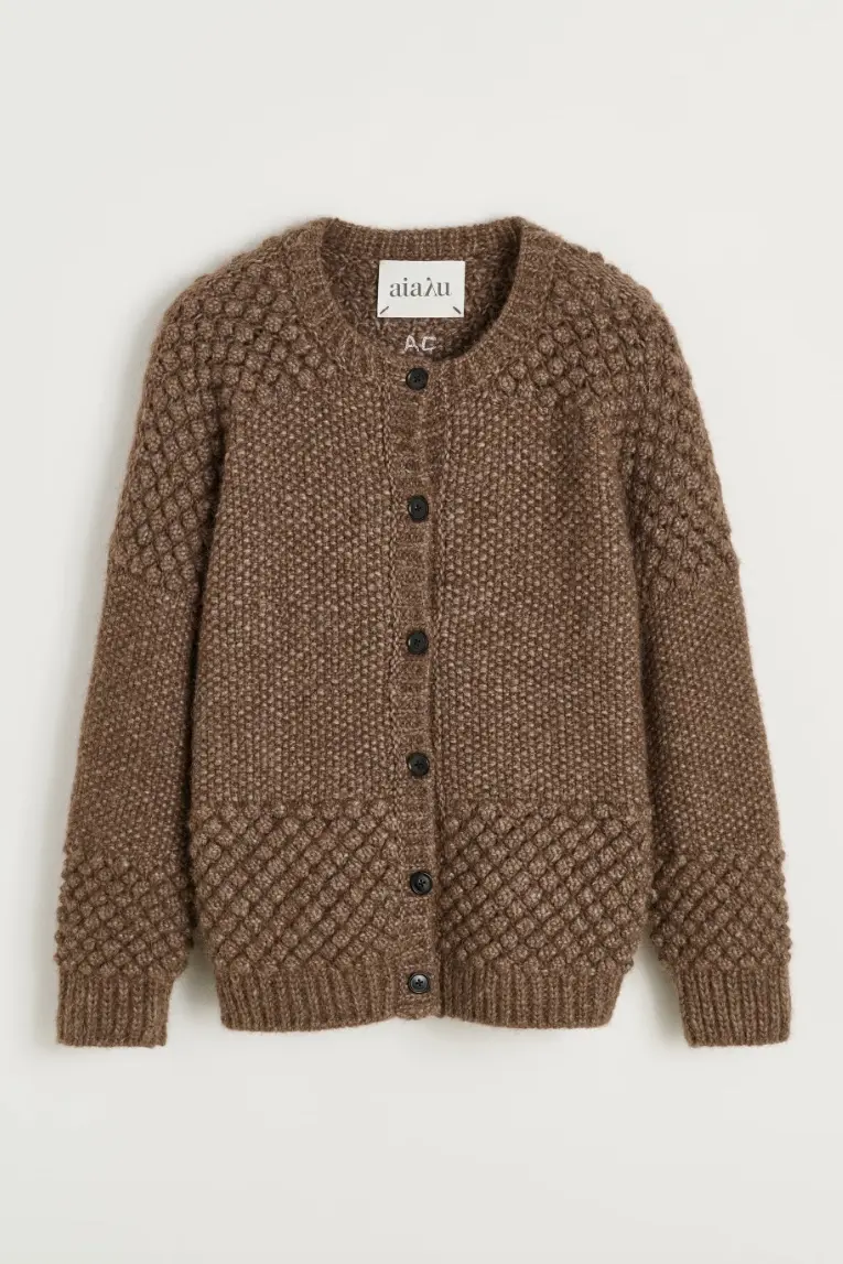 Sierra Cardigan Pure Brownie
