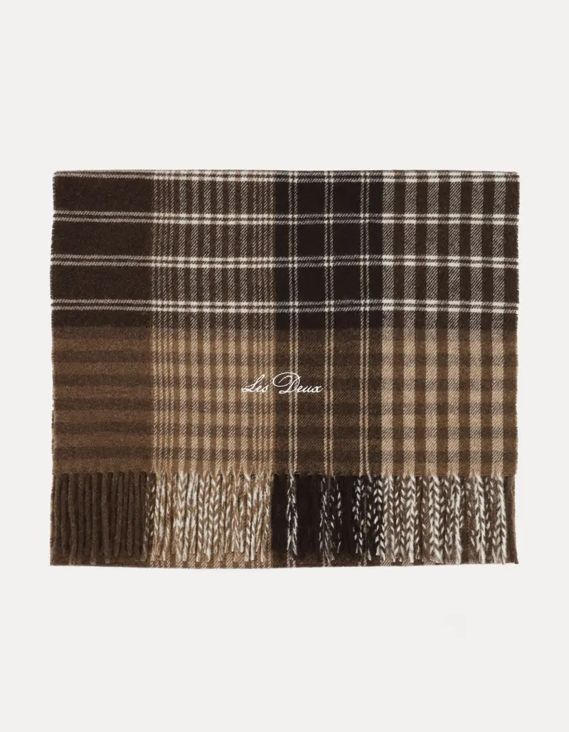 Signature Patchwork Check Scarf