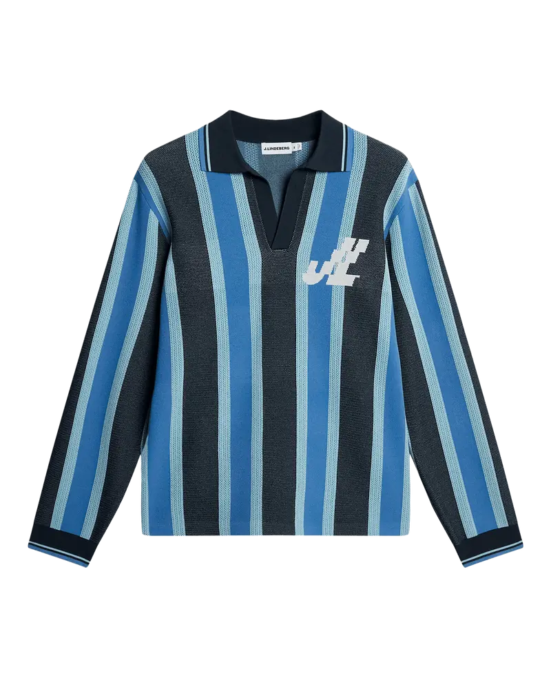 Silas Stripe Polo Knit