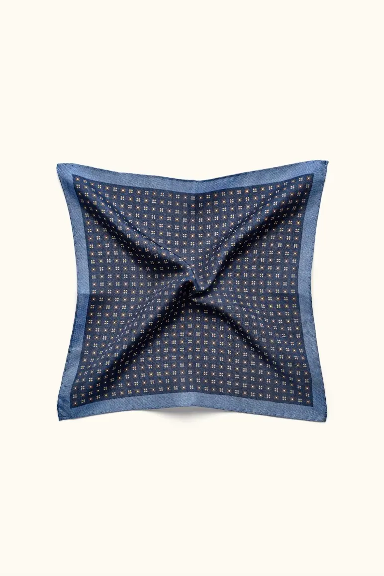 Silk Handkerchief Navy
