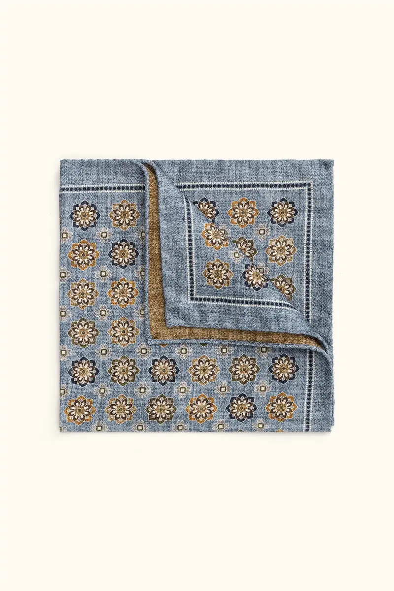 Silk Handkerchief Summer Sky Blue