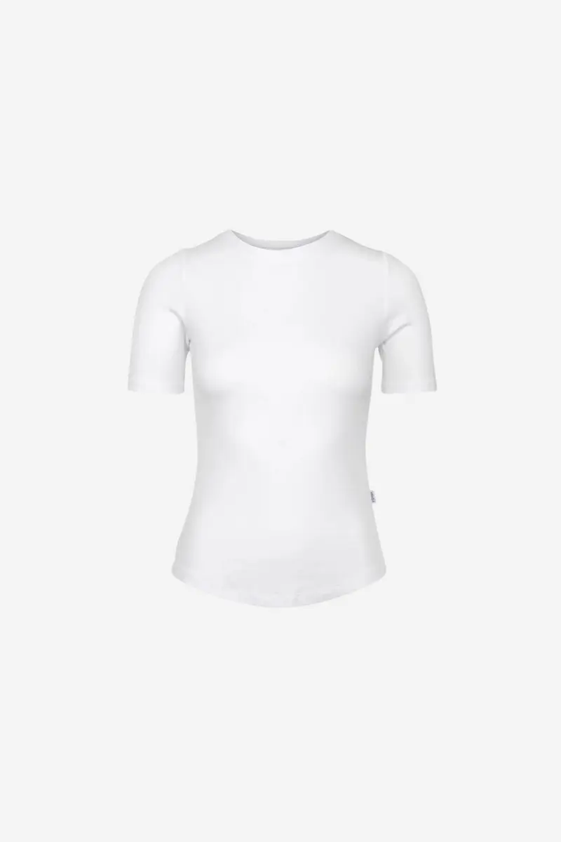 Sina Rib Tee White