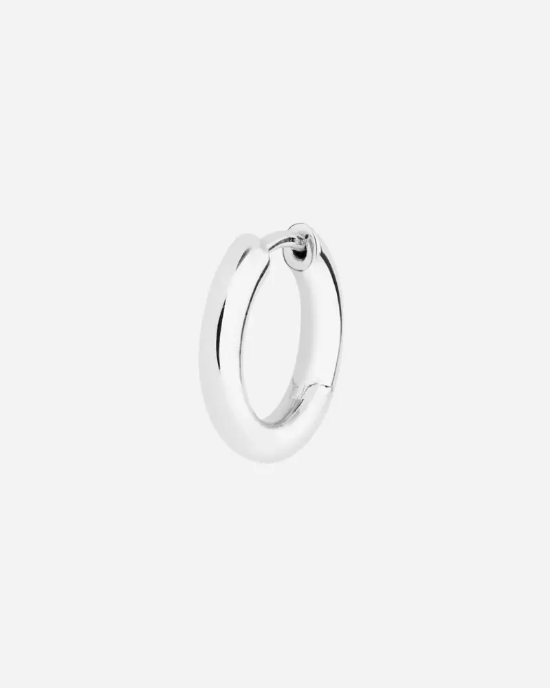 Slate 12 Huggie - Silver