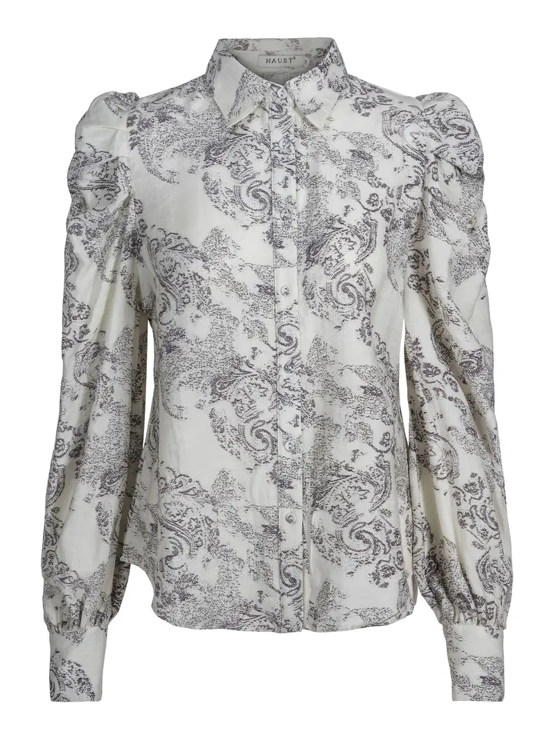 Sleeve detail blouse Creme