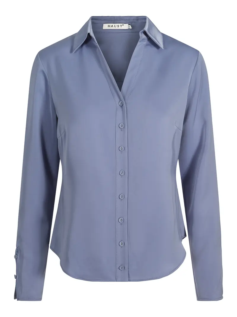 Sleeve detail blouse Dusty Blue