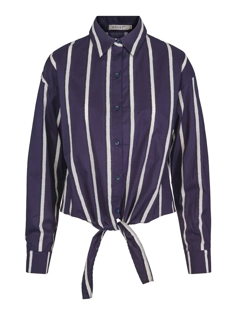 Sleeve/tie shirt Navy