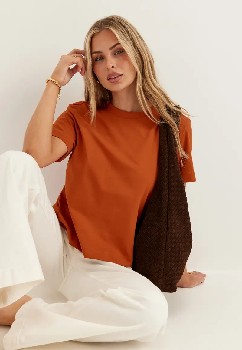 Slfessentail Boxy Tee