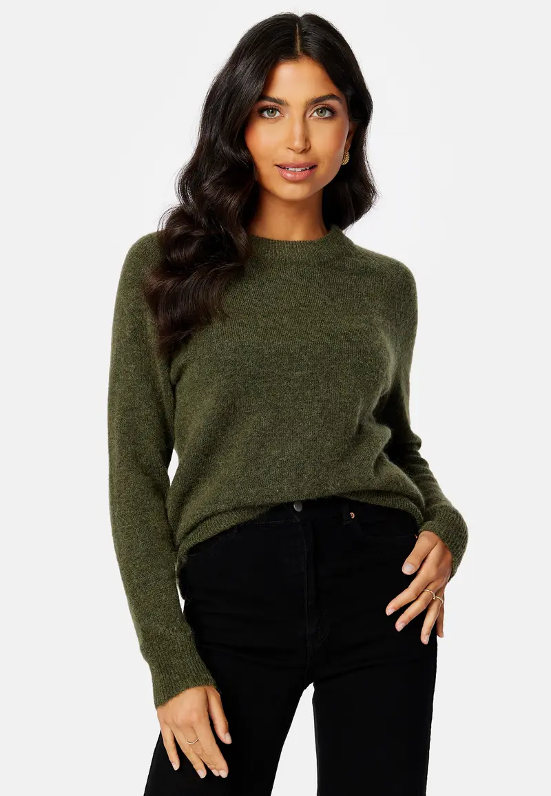 Slflulu LS Knit O-Neck