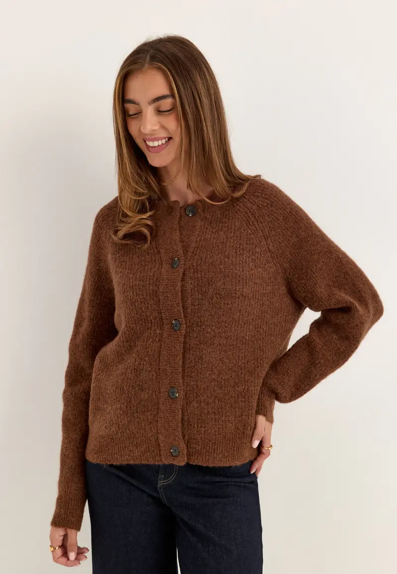 Slflulu Ls Knit Short Cardigan
