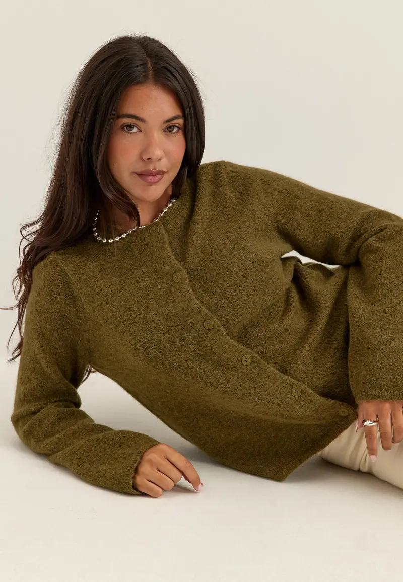 Slflulu New Ls Knit Cardigan
