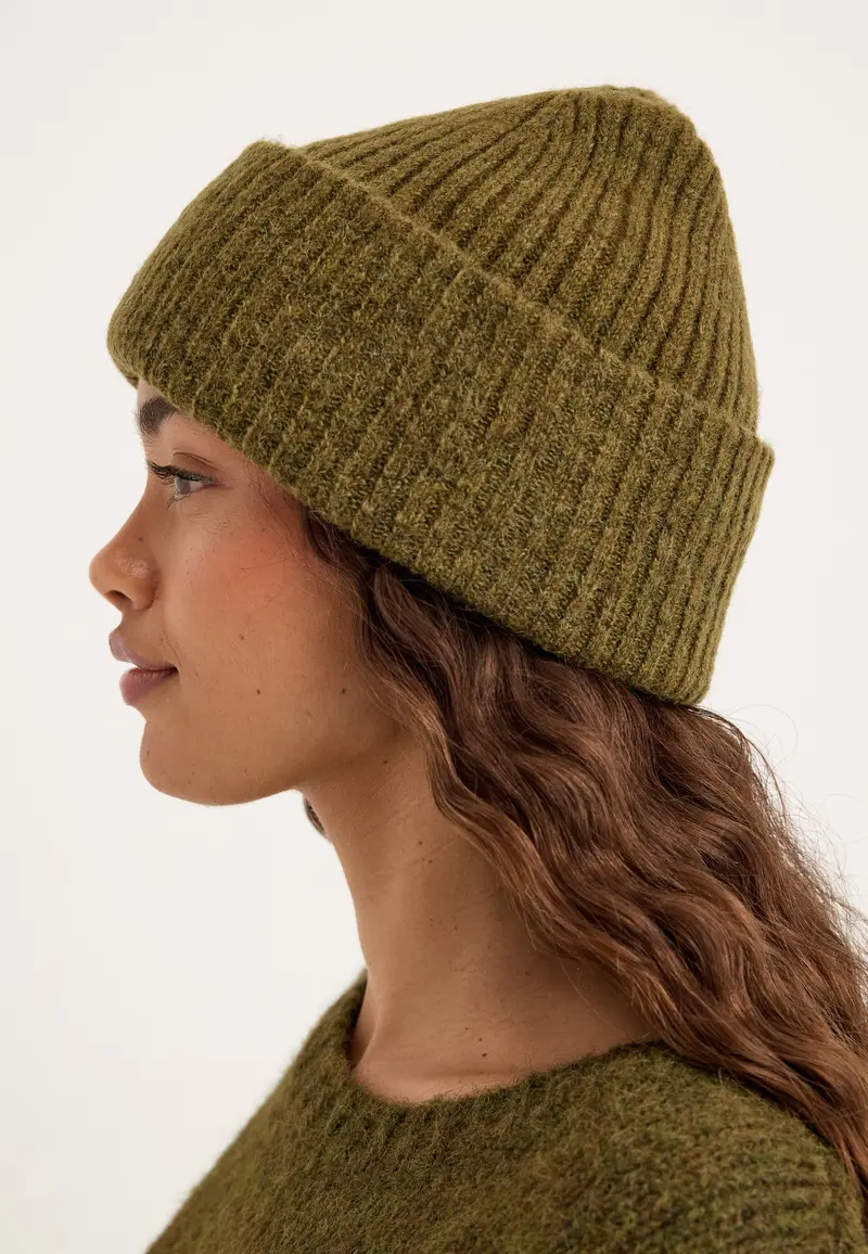 Slflulu Wool Blend Knit Beanie