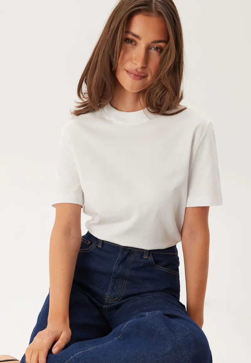 Slfrelax Colwoman Ss Mock Neck