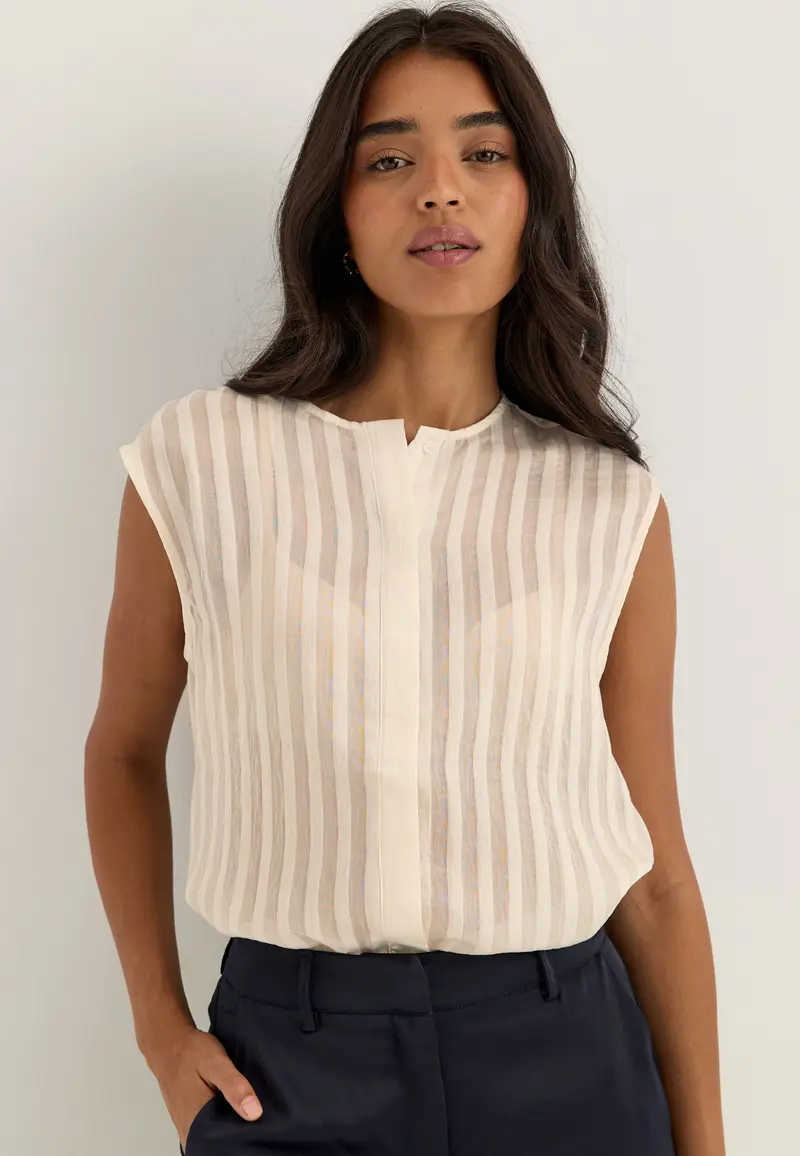 Slftoran Regular Sl Striped Shirt