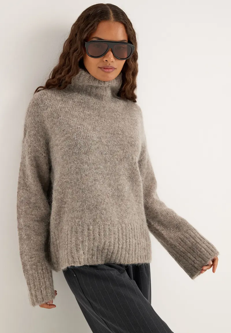 Slwgabriella Ls Knit High Neck