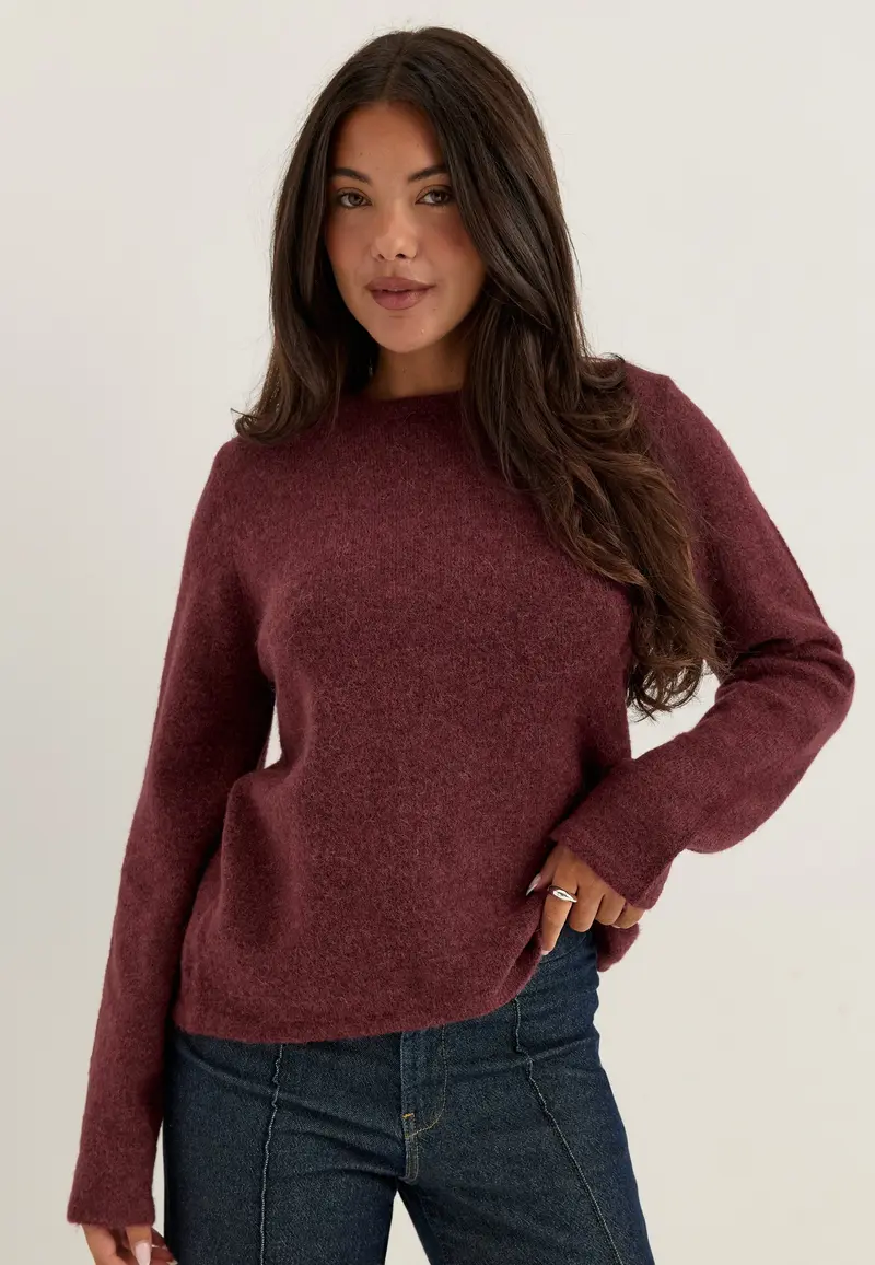 Slwlulu New Ls Knit O-neck