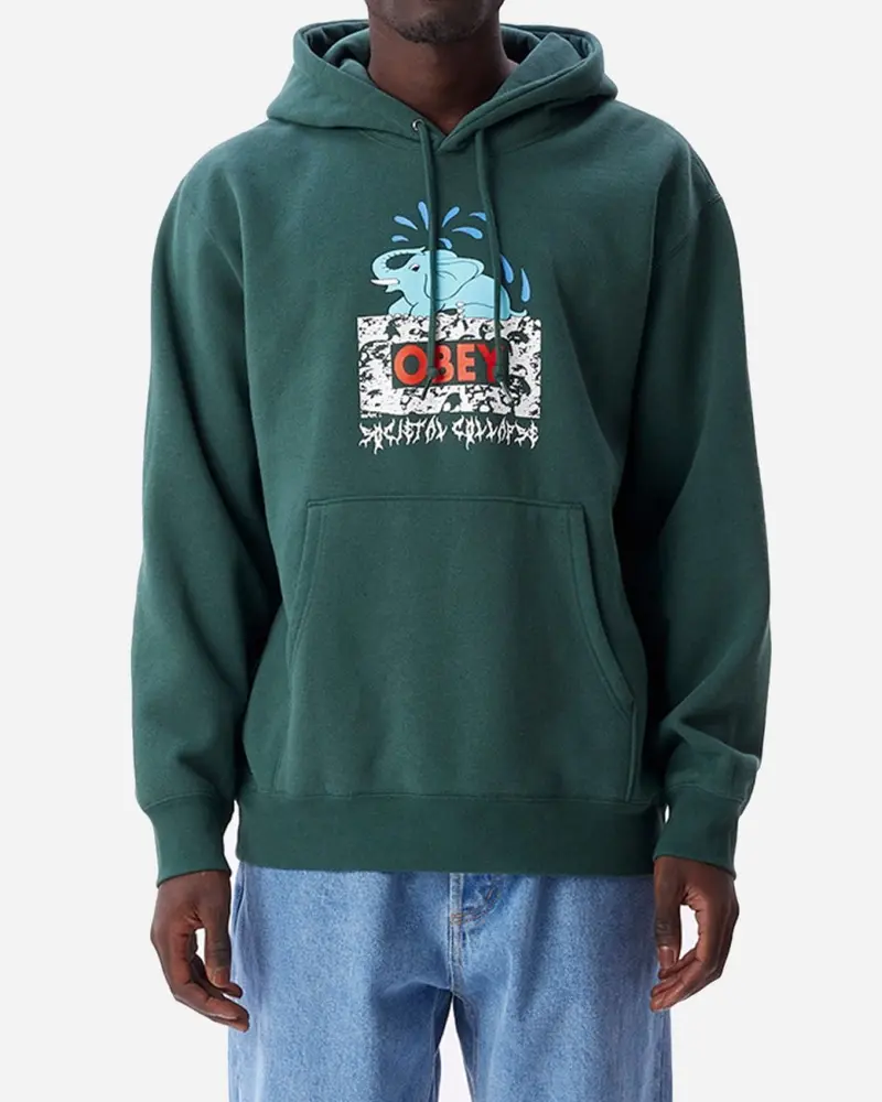 Societal Collapse Sweat - Dark Cedar