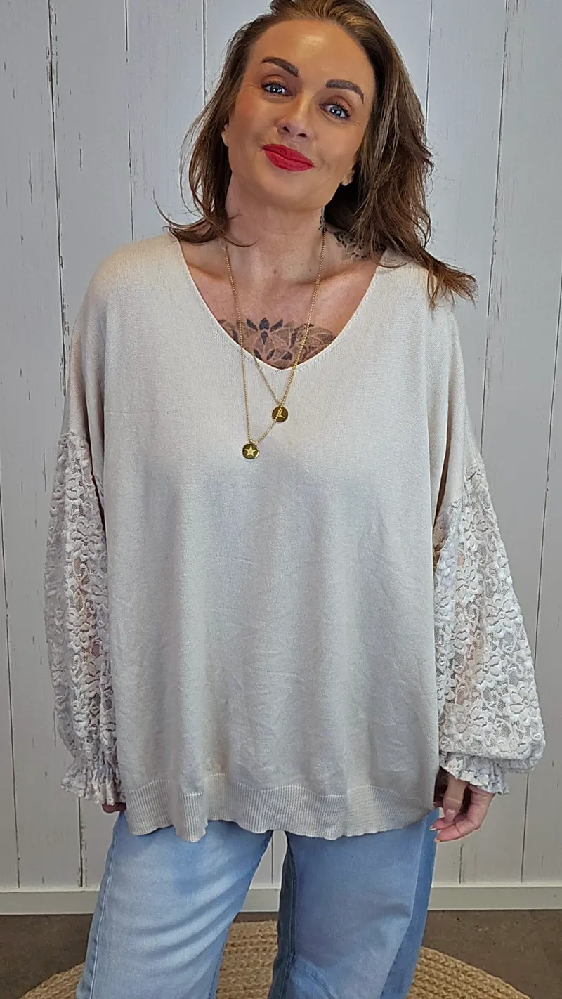 Sofia genser beige