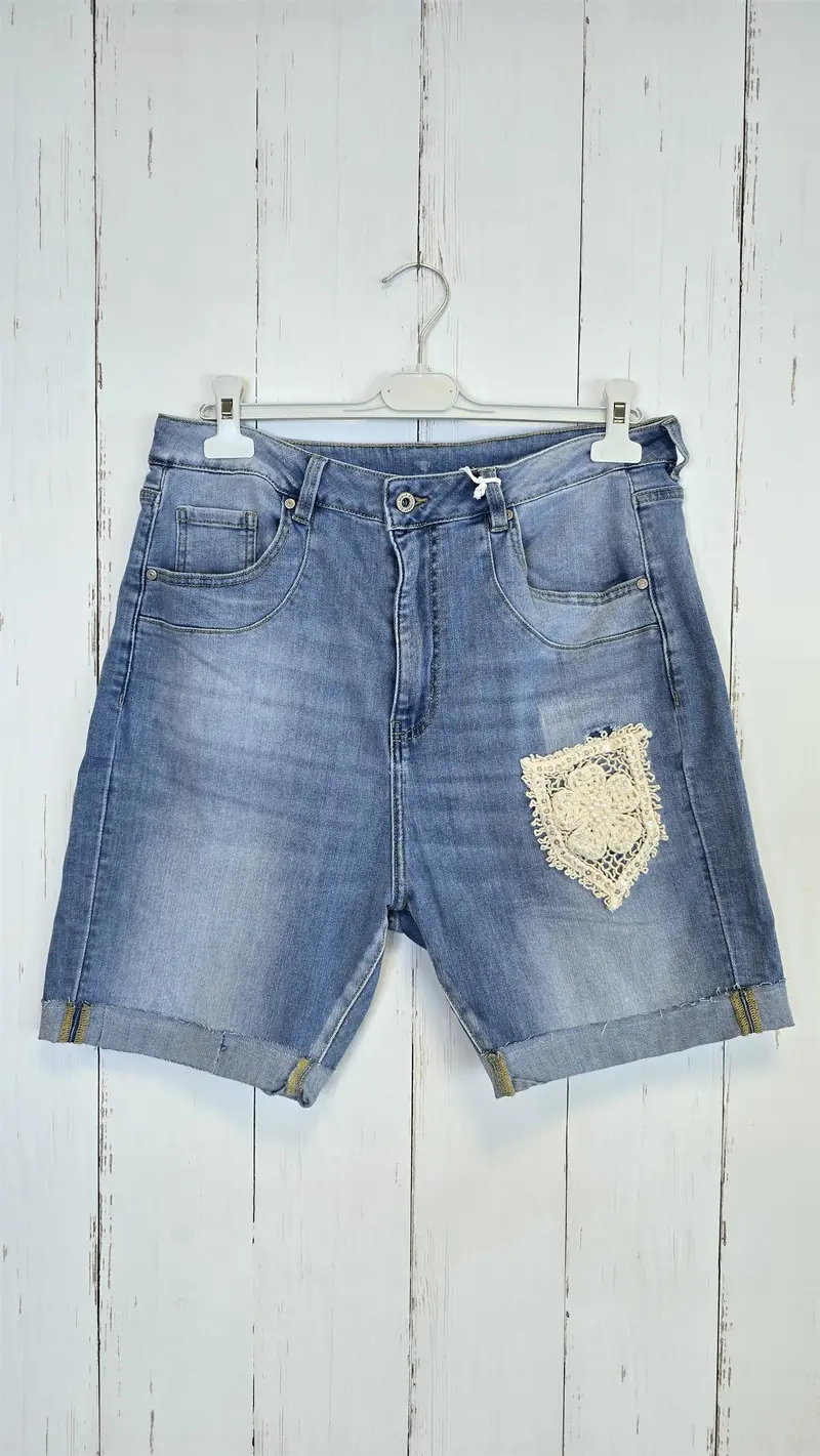 Sofie kort denim shorts