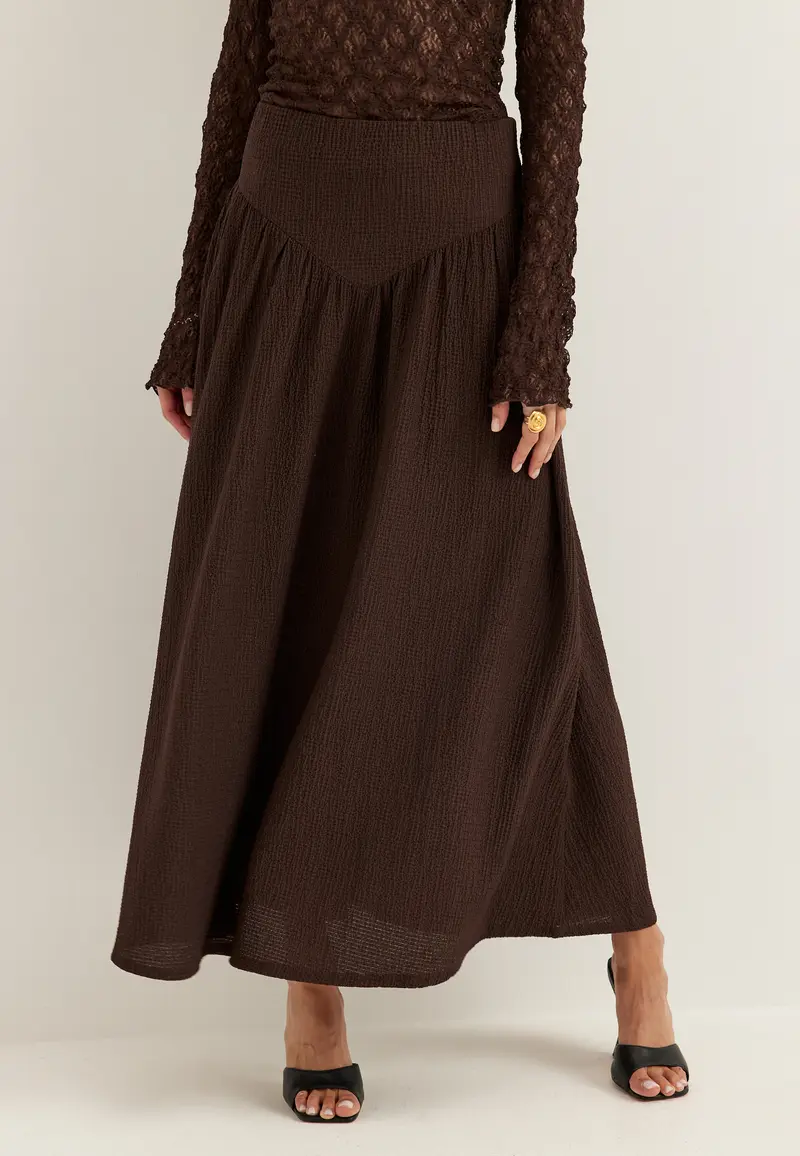 Soft Structure Maxi Skirt