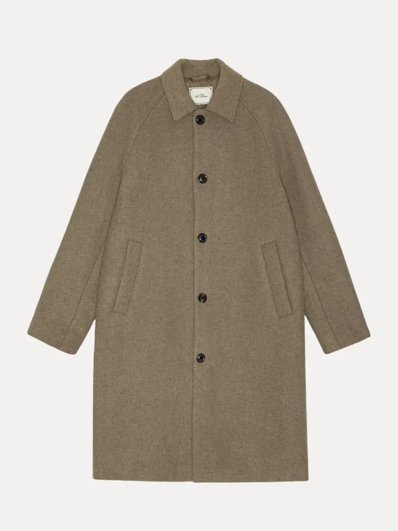 Solid Wool Coat