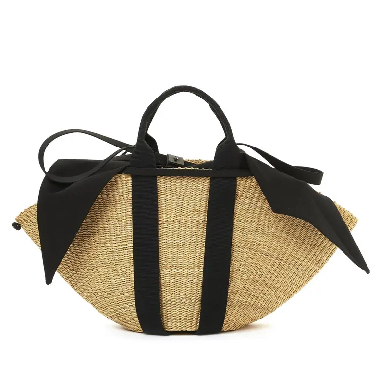 Sophie Straw Bag Natural/Black